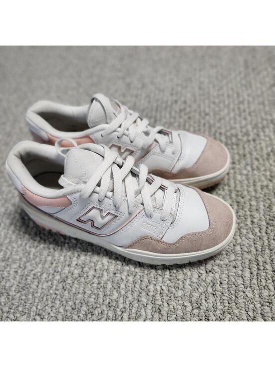 New Balance Shoes - New Balance 550 White and Pink Women's Sneakers Size 6 Lace Up